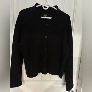 Eileen Fisher Classic Black button Cardigan